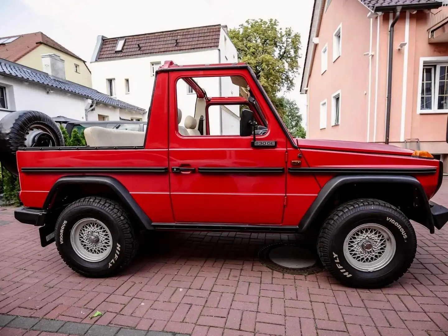Mercedes-Benz 230 G Cabriolet deutsche Erstauslieferung Rood - 1
