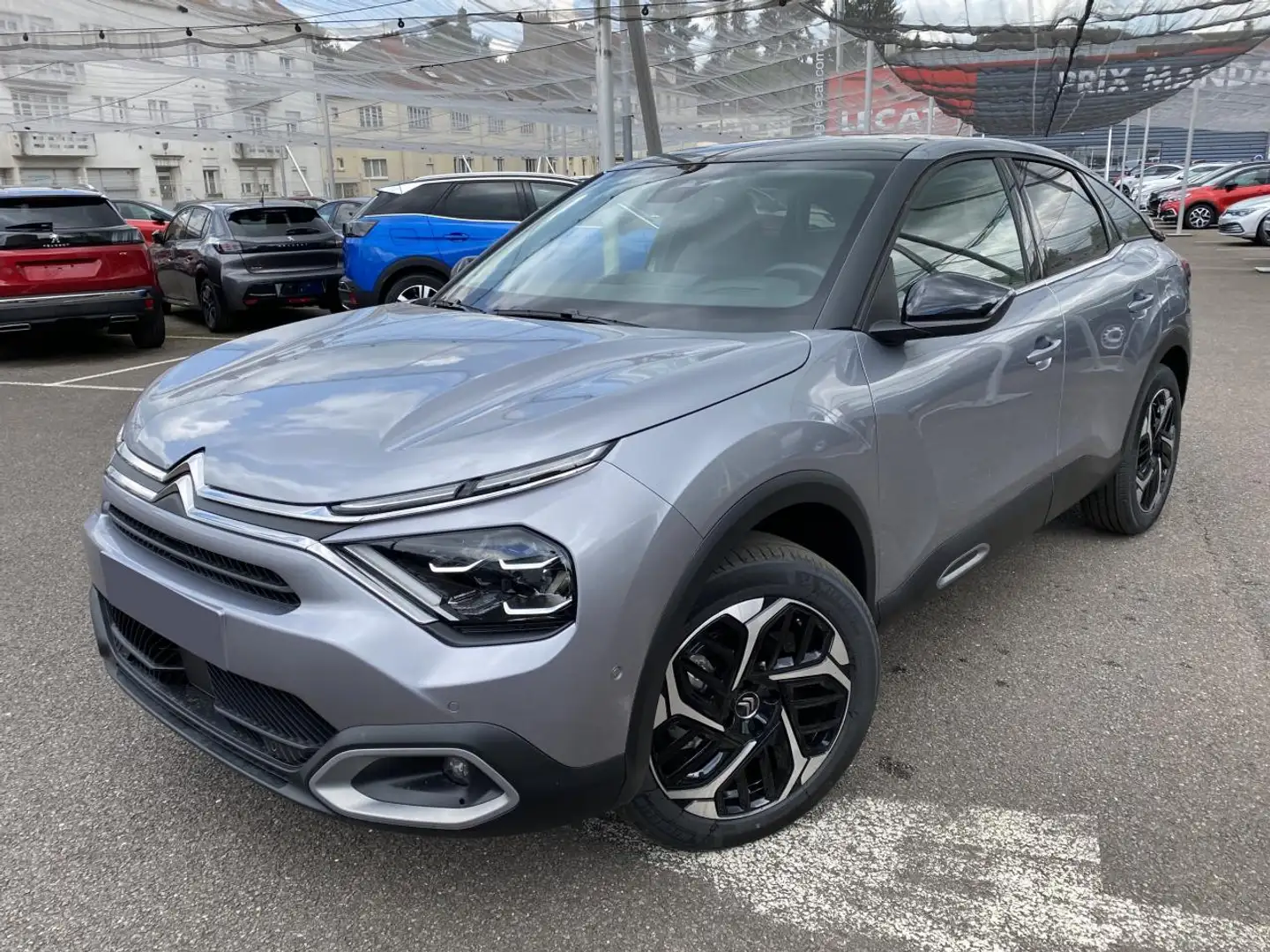 Citroen C4 III 1.5 BlueHDi 130 S\u0026S EAT8 MAX PACK GRAND F Gris - 1