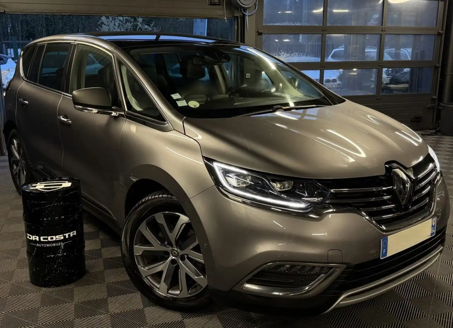 Renault Grand Espace 5 V INTENS 1.6 DCI 160 7 PLACES BOITE AIUTOMATIQUE CUIR TOIT PANO Garantie 1 an Gris - 2