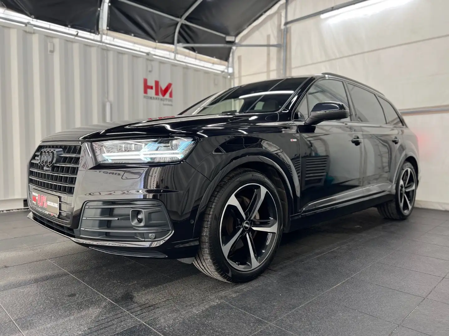 Audi Q7 3.0 TDI quattro S Line/MatrixLED/AHK/ACC/SHZ Negro - 1