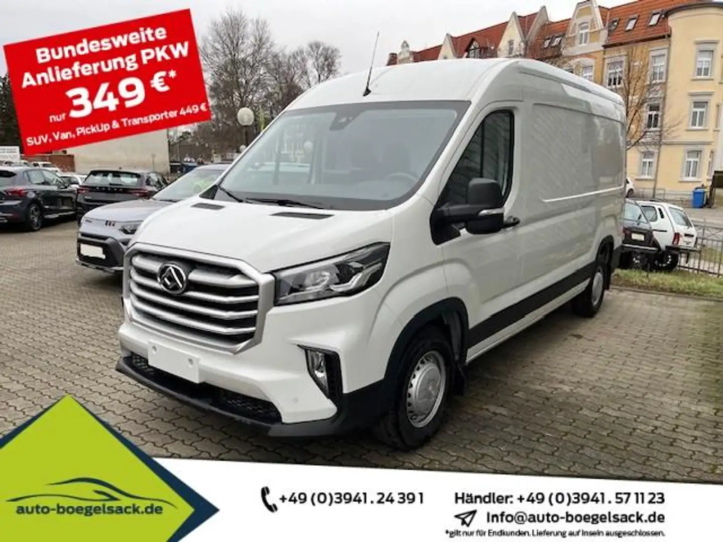 Maxus Deliver 9 2.0 D RWD L3H2 BASE+COMFORT+LAGERWAGEN Weiß - 1