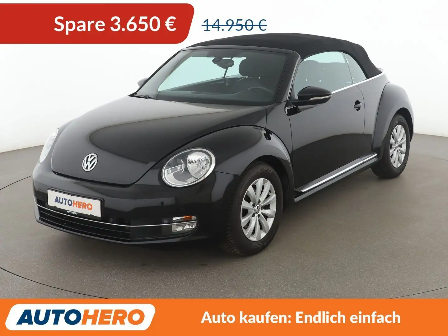 Volkswagen Beetle 1.2 TSI Design BMT*TEMPO*PDC*SHZ*KLIMA* Schwarz - 1