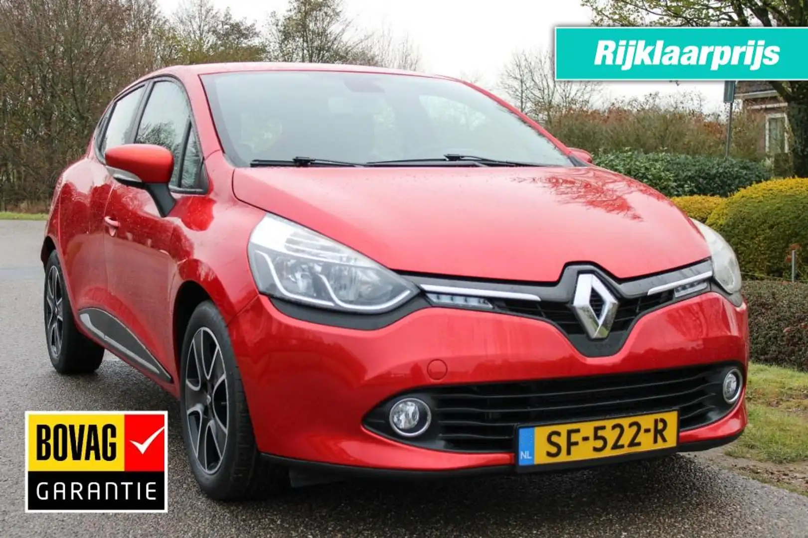 Renault Clio 1.2 75pk Night&Day ECC/cruise/navi/PDC/lm velgen 5 Rosso - 1