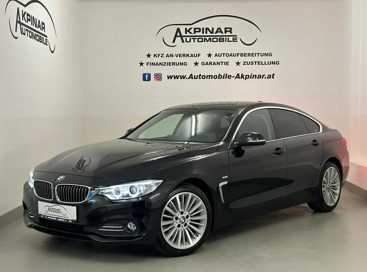 BMW 420 d Gran Coupe Luxury Line Aut. *NUR 29TKM* Schwarz - 1