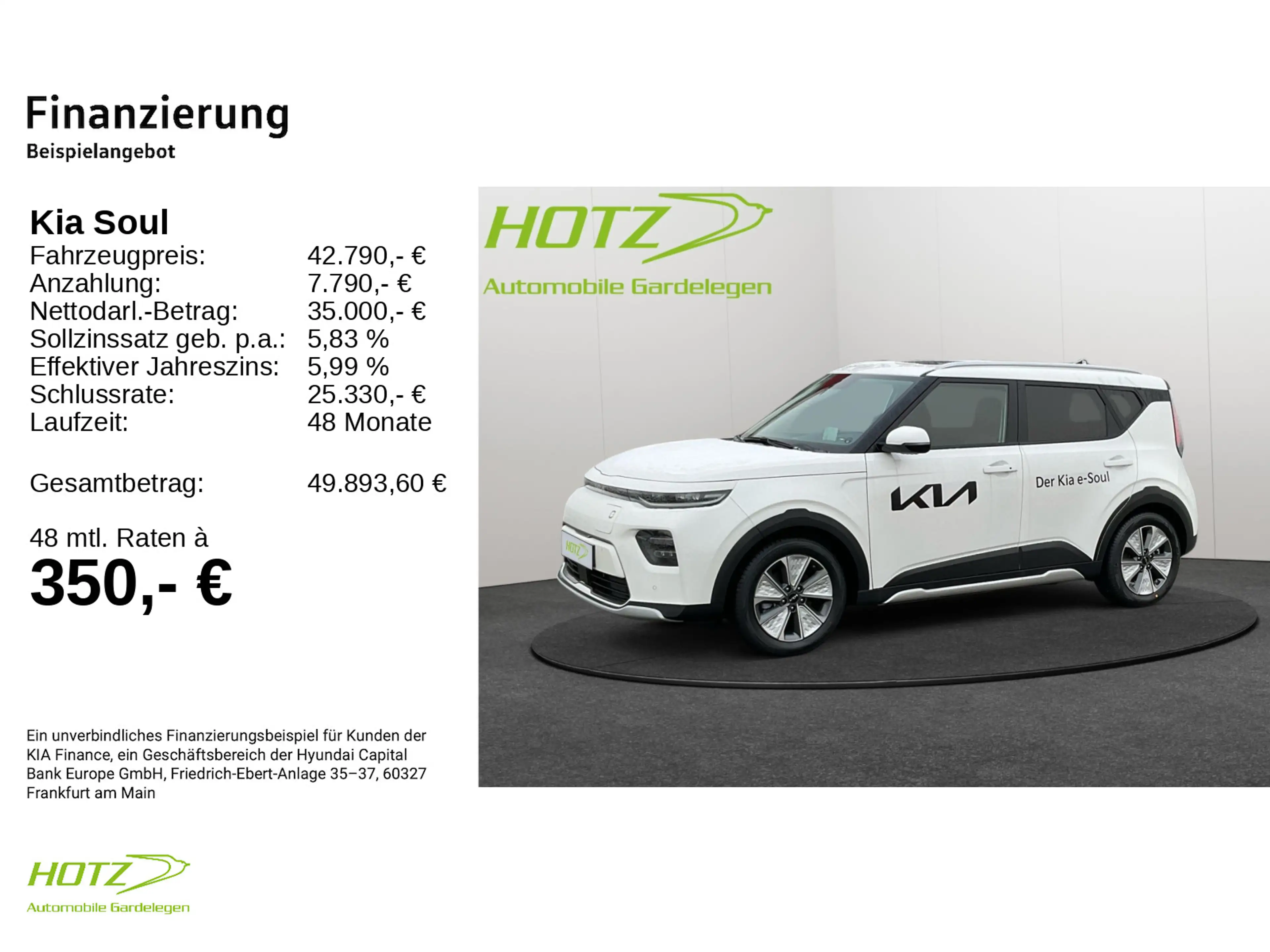 Kia Soul e-Soul Inspiration WP-SUV-LED-GD — photo 2