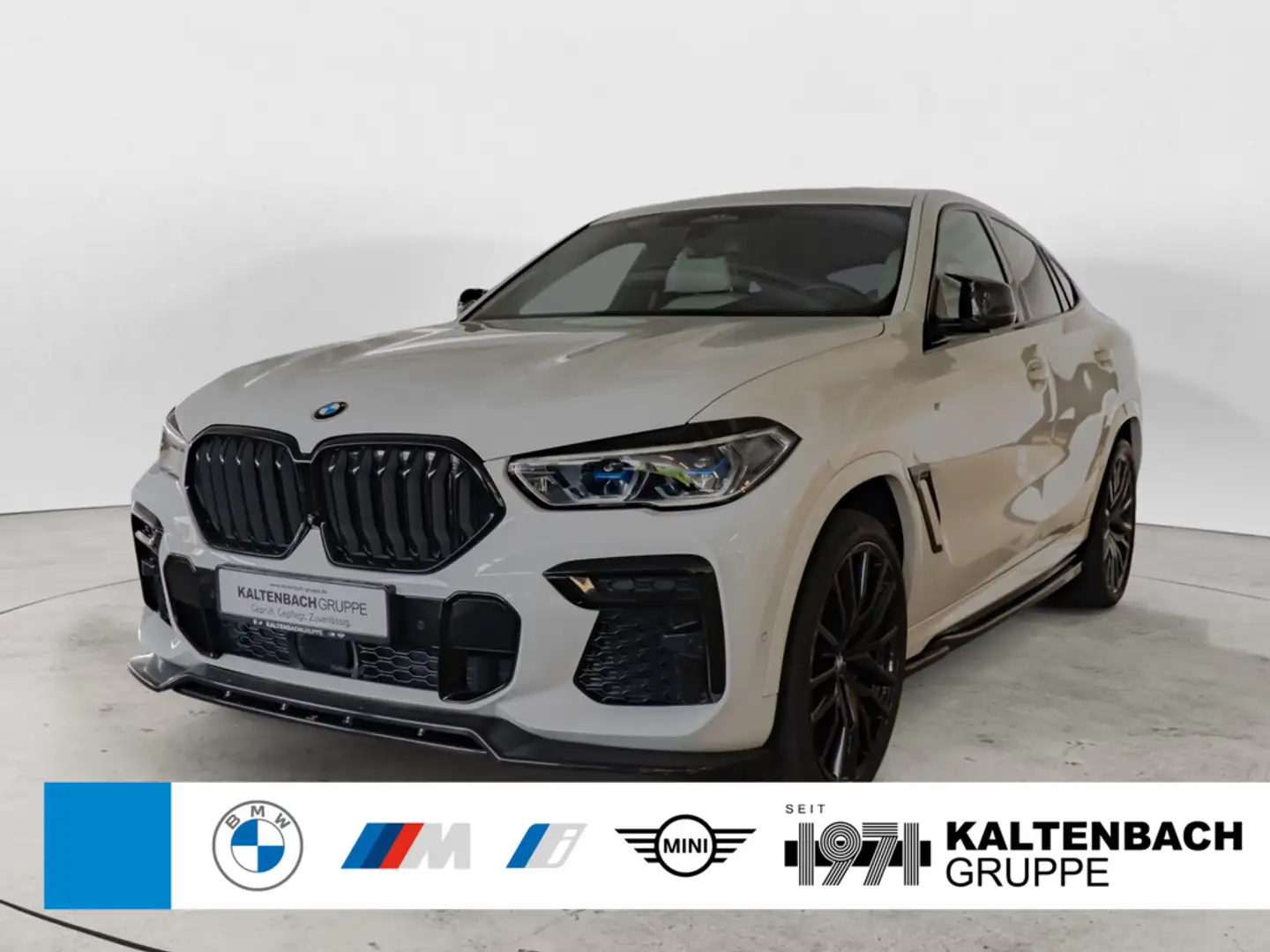 BMW X6 xDrive 30d M-Sport PANO AHK HUD 360° LASER Weiß - 1