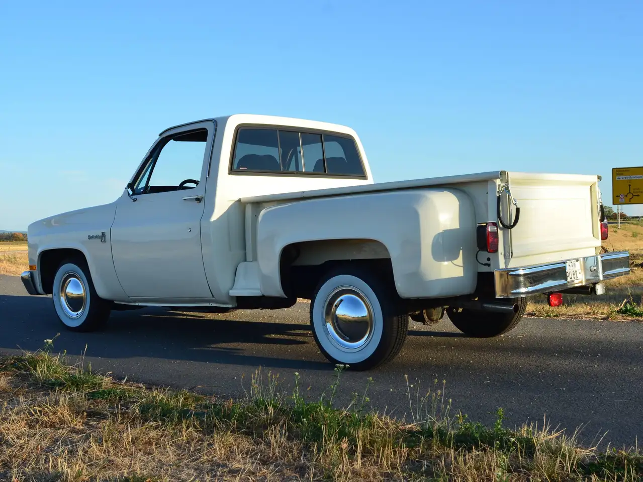 Chevrolet Chevy C10 Pickup Bj. 1982 Oldtimer Wimbledon White, foto 4
