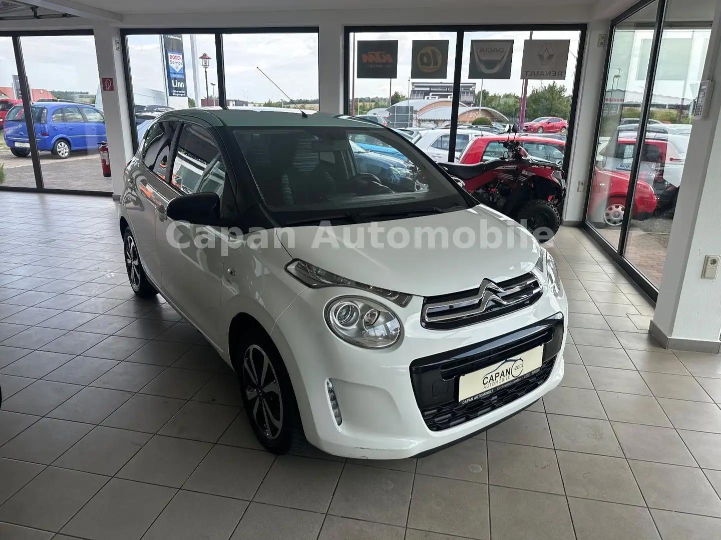 Citroen C1 Shine Scheckheft/Klimaauto/SHZ/Tüv.Neu/EURO6 Weiß - 1
