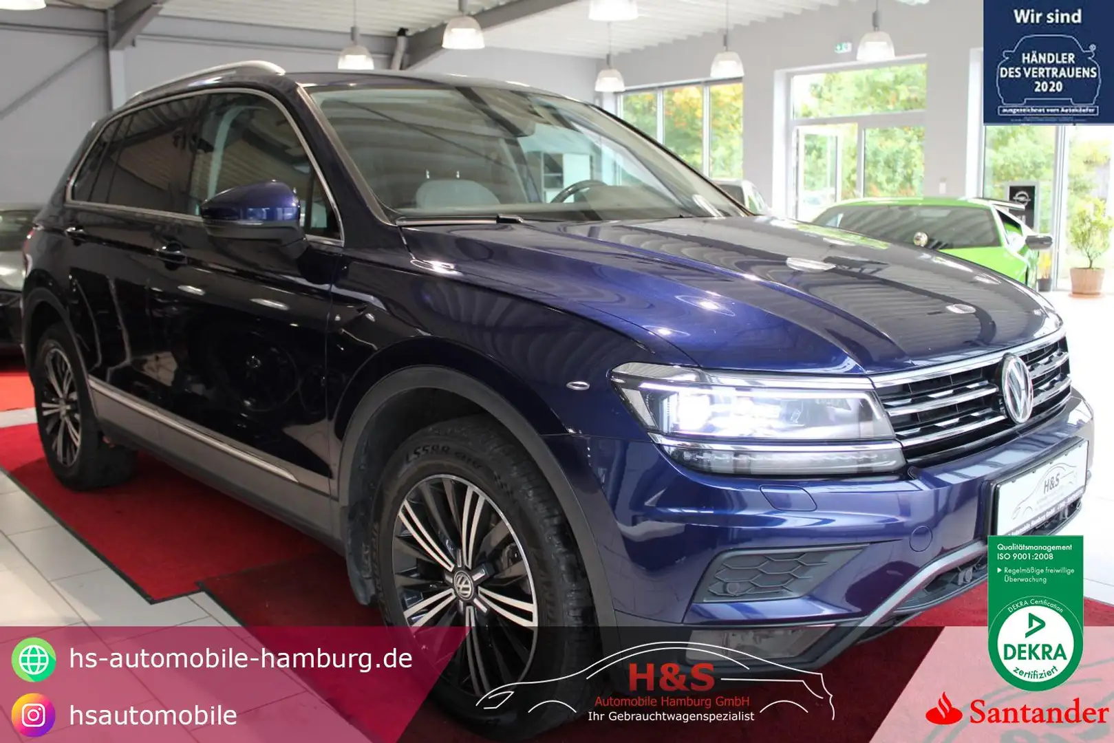 Volkswagen Tiguan Highline BMT 2.0 TDI 4Motion Bleu - 1