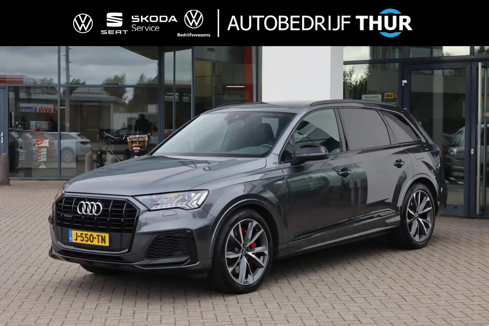 Audi Q7 55 TFSI e quattro Pro Line S 380PK / 280kW, Ledere Gris - 1
