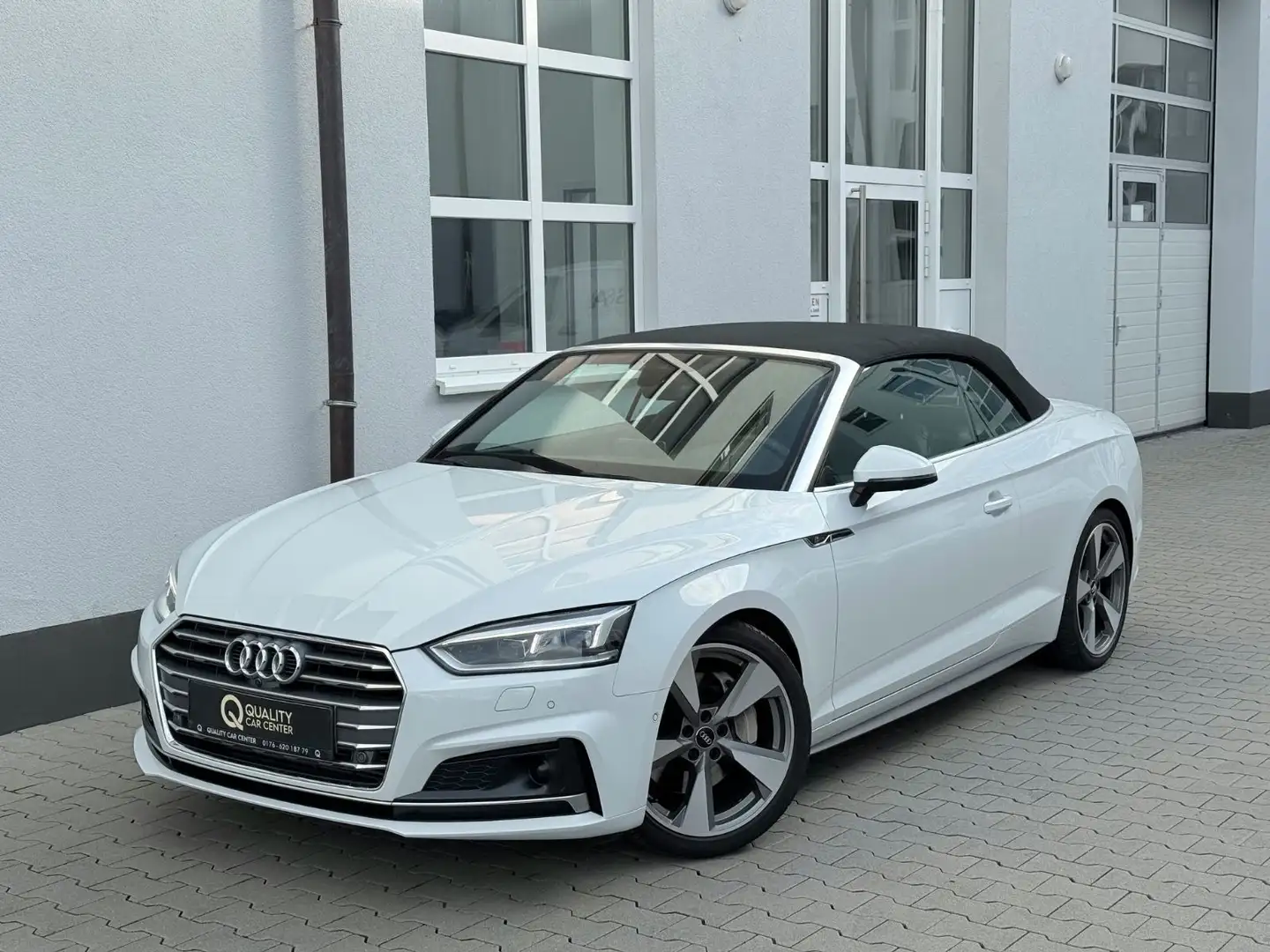 Audi A5 Cabriolet SPORT S-LINE *DIG.TACHO*AHKÜACC*B&O Blanc - 2