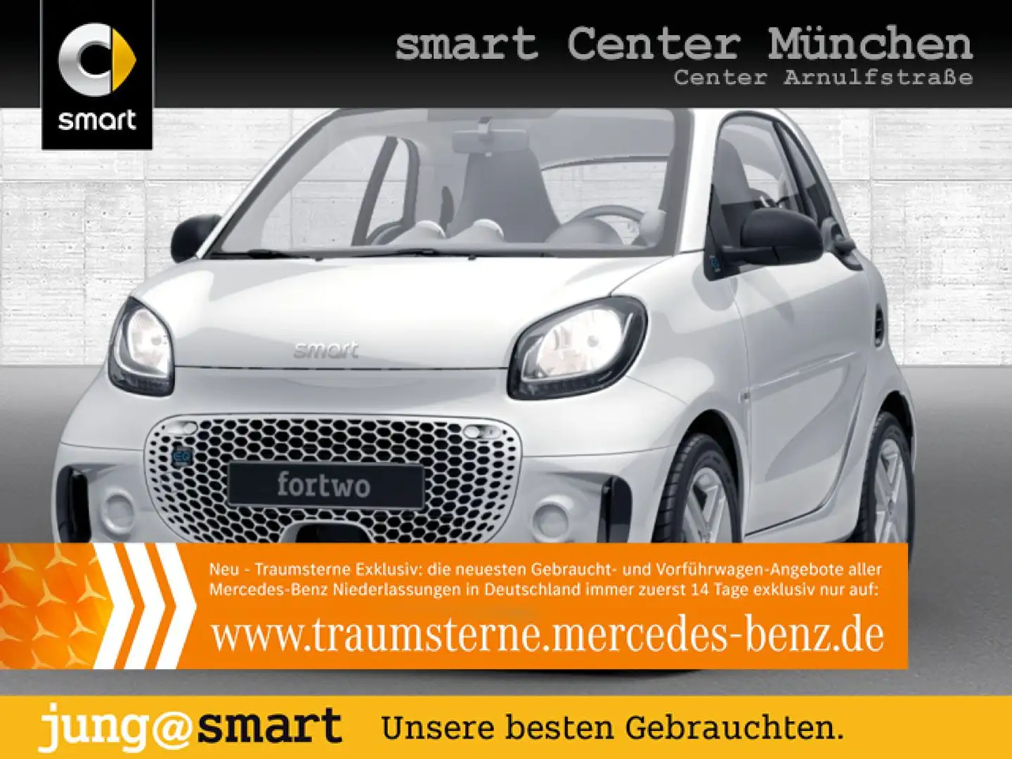 smart forTwo EQ 60kWed cool&Audio SHZ Dig Radio Tempom Weiß - 1