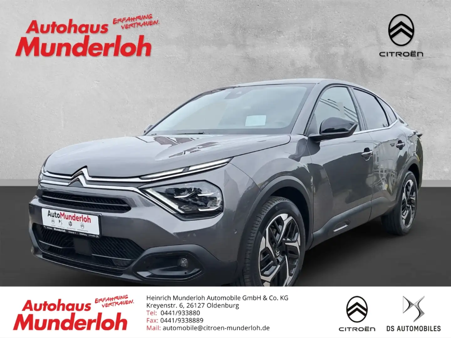 Citroen C4 Shine PT 130 EAT8  NAVI KLIMAAUTO. SICHERHEITSPAKE Grau - 1