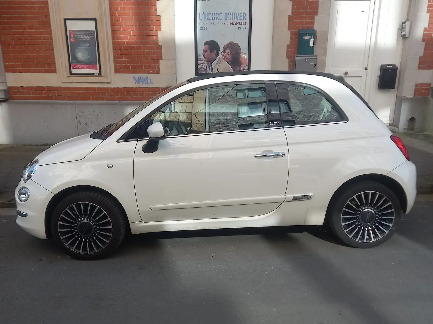 Fiat 500C 500C 1.2i Lounge MTA (EU6d-TEMP) Wit - 2