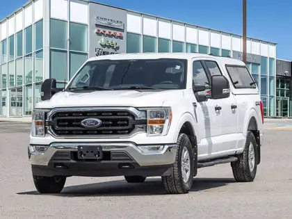 White 2021 Ford F-150 Pickup Truck Four-Wheel Drive Automatic