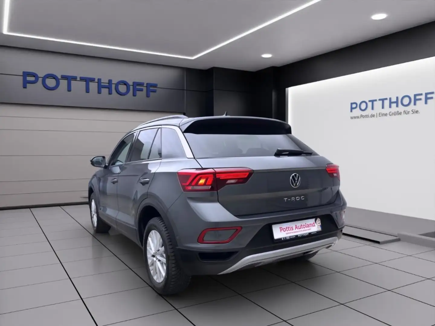 Volkswagen T-Roc 1.0 TSI LIFE NAVI KLIMA PDC LED Grau - 2
