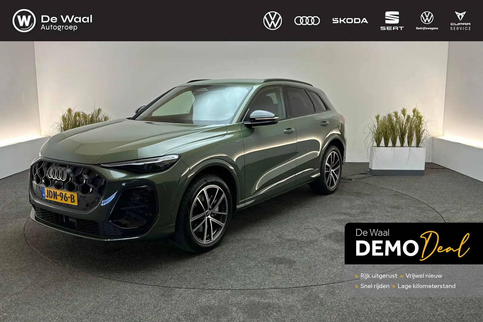 Audi Q5 S edition 2.0 TFSI e 299pk S tronic | S line, 20" Groen - 1