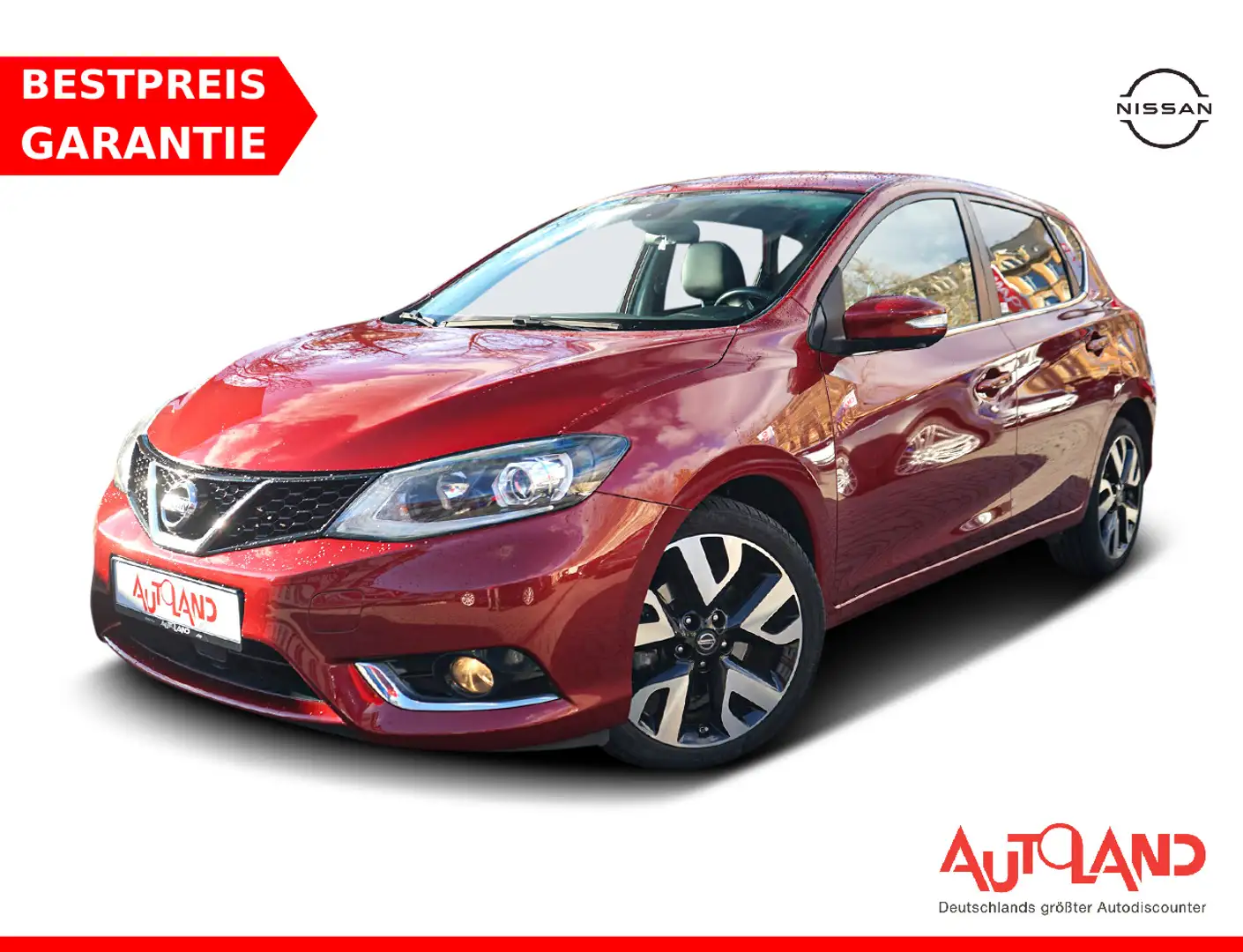 Nissan Pulsar 1.6 Tekna LED Navi Tempomat Sitzheizung Piros - 1