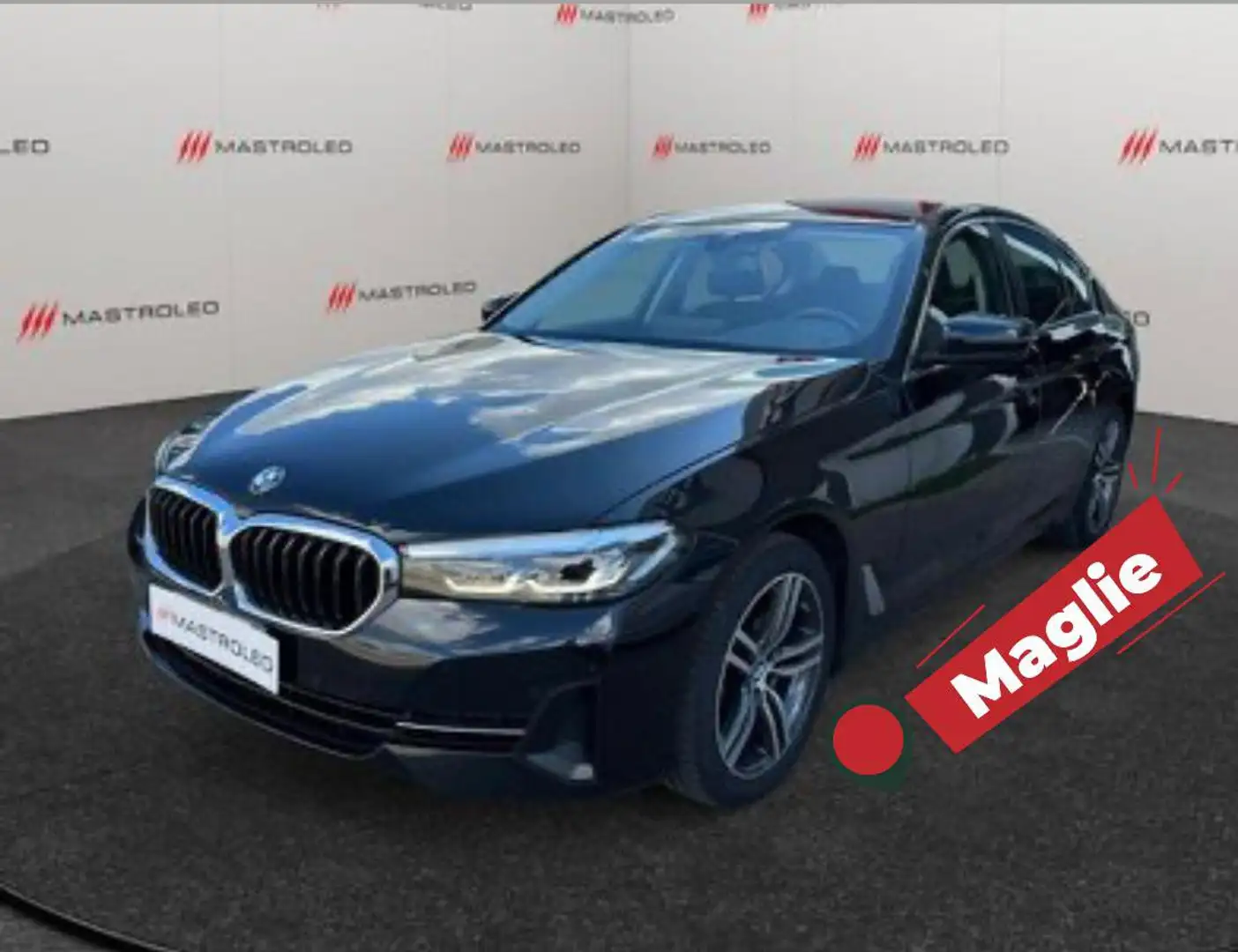 BMW 520 520d mhev 48V xdrive Business auto,Km Certificati Negro - 1