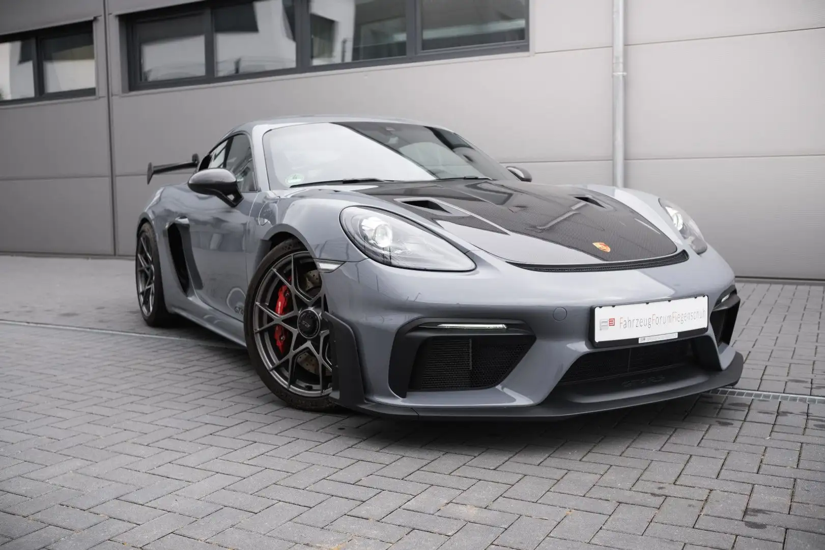Porsche Cayman 718 GT4RS-Lift-Weissach-Paket-BOSE- Gris - 2