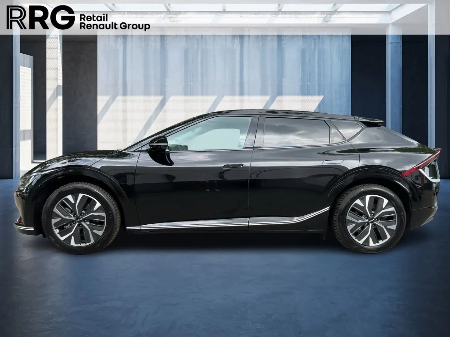 Kia EV6 LEDER + KAMERA + NAVIGATION ABS ESP SERVO Wegfahrs Schwarz - 2