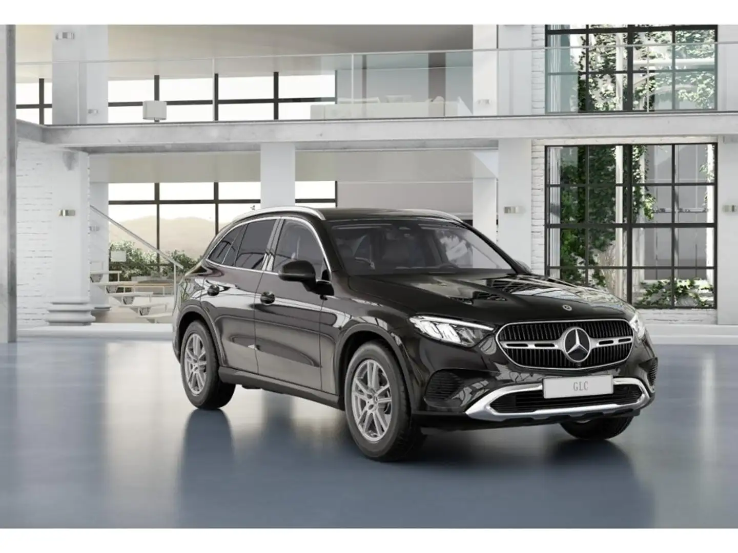 Mercedes-Benz GLC 200 4M AHK AUT Kam. KeyLess KlimaA LED LM Schwarz - 1