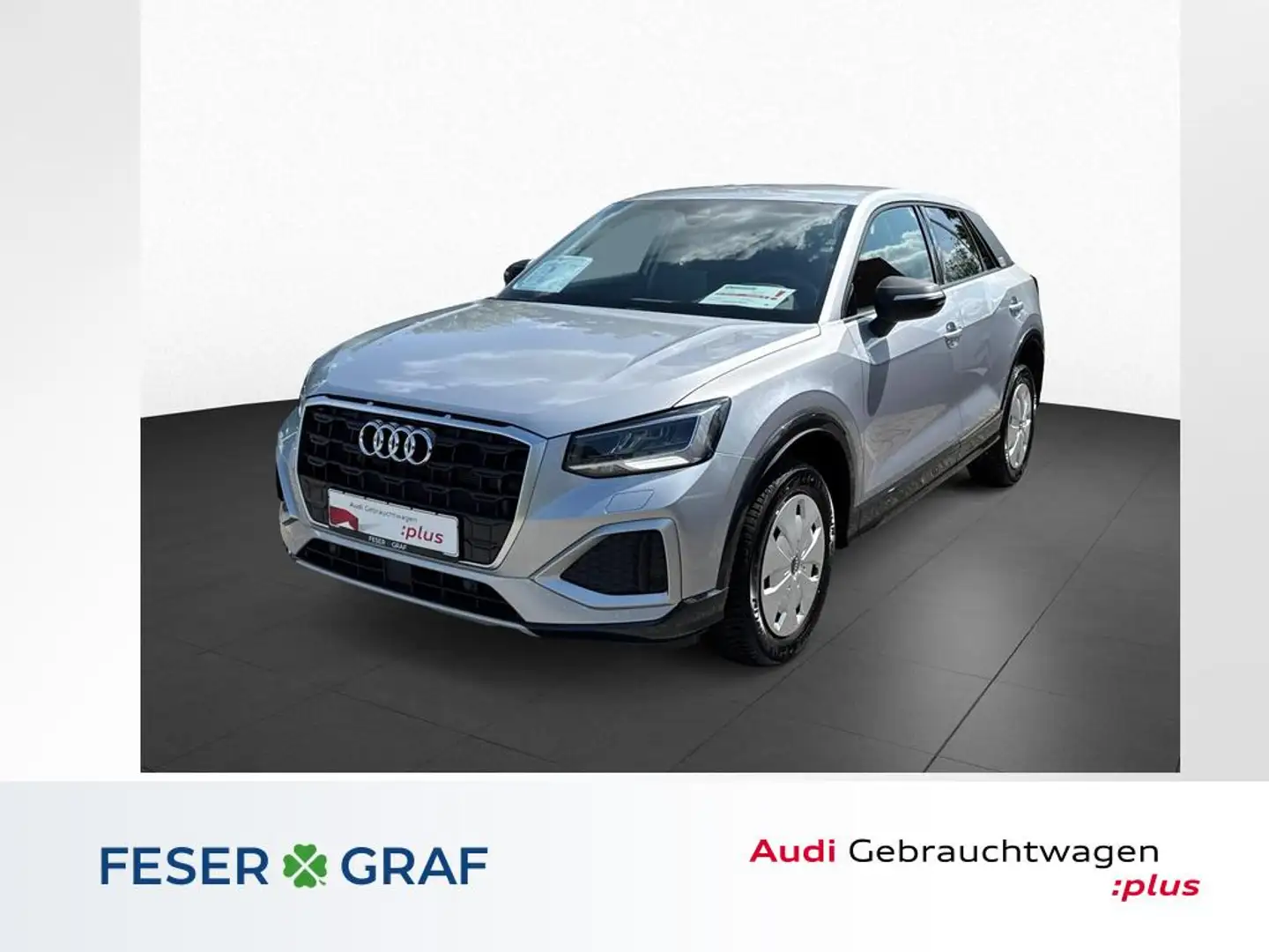 Audi Q2 Advanced adv 35 TFSI S-tro. +NAVI+ACC+AHK+ Silber - 1