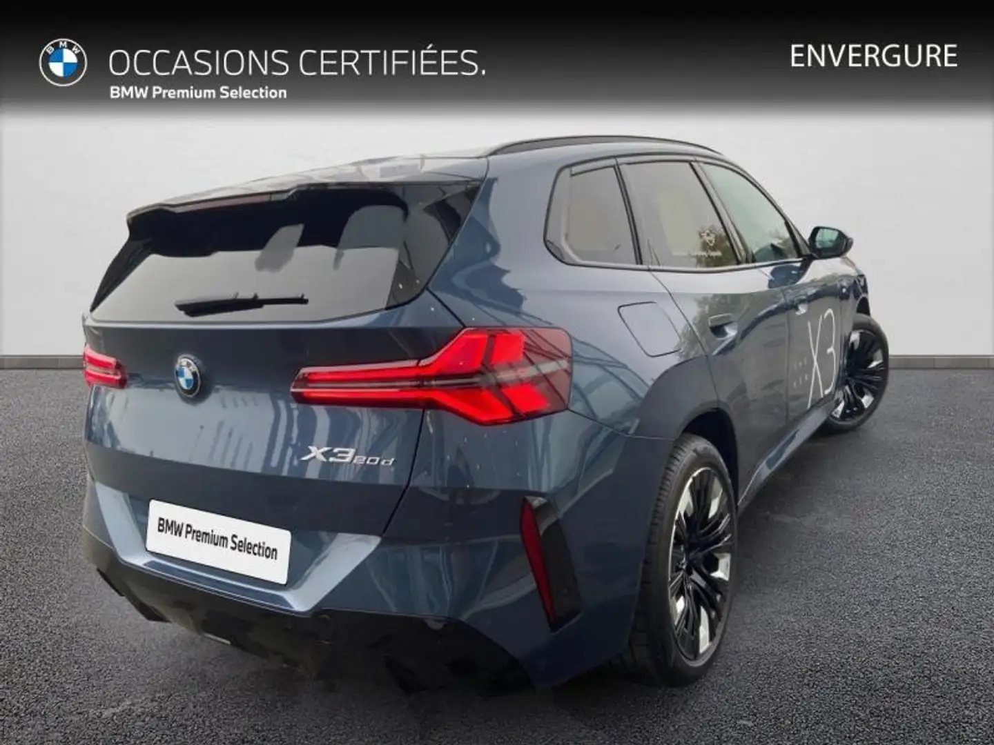 BMW X3 xDrive20d 197ch M Sport Bleu - 2
