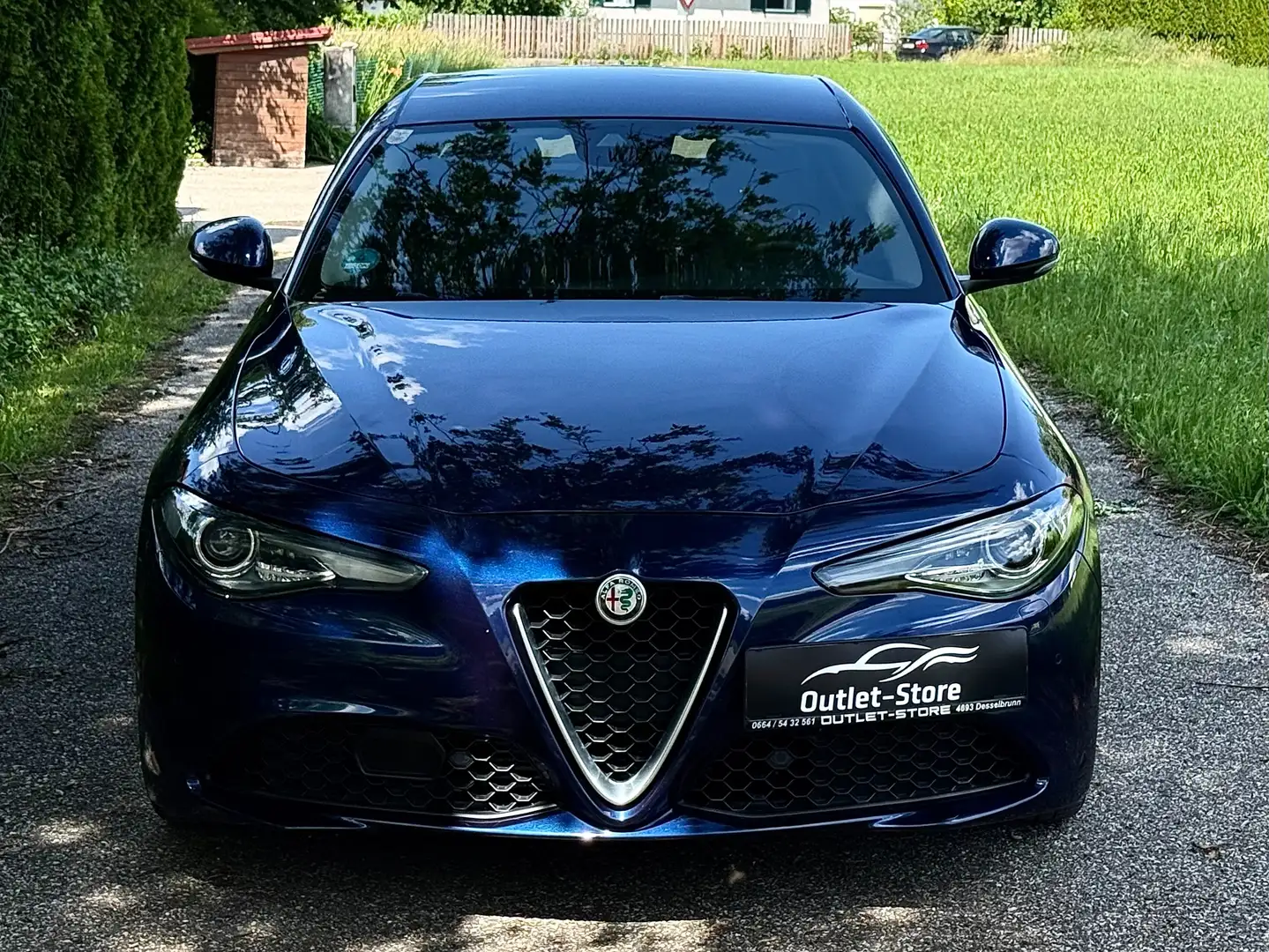 Alfa Romeo Giulia Super 2,2 JTDM*Leder*Navi*SHZ*LED*Garantie*TOP* Blau - 2
