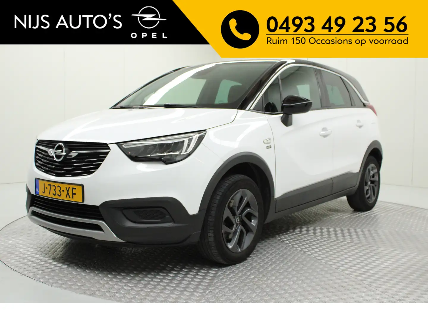 Opel Crossland X 1.2 Turbo Edition 2020 | airco | carplay | cruise Weiß - 1
