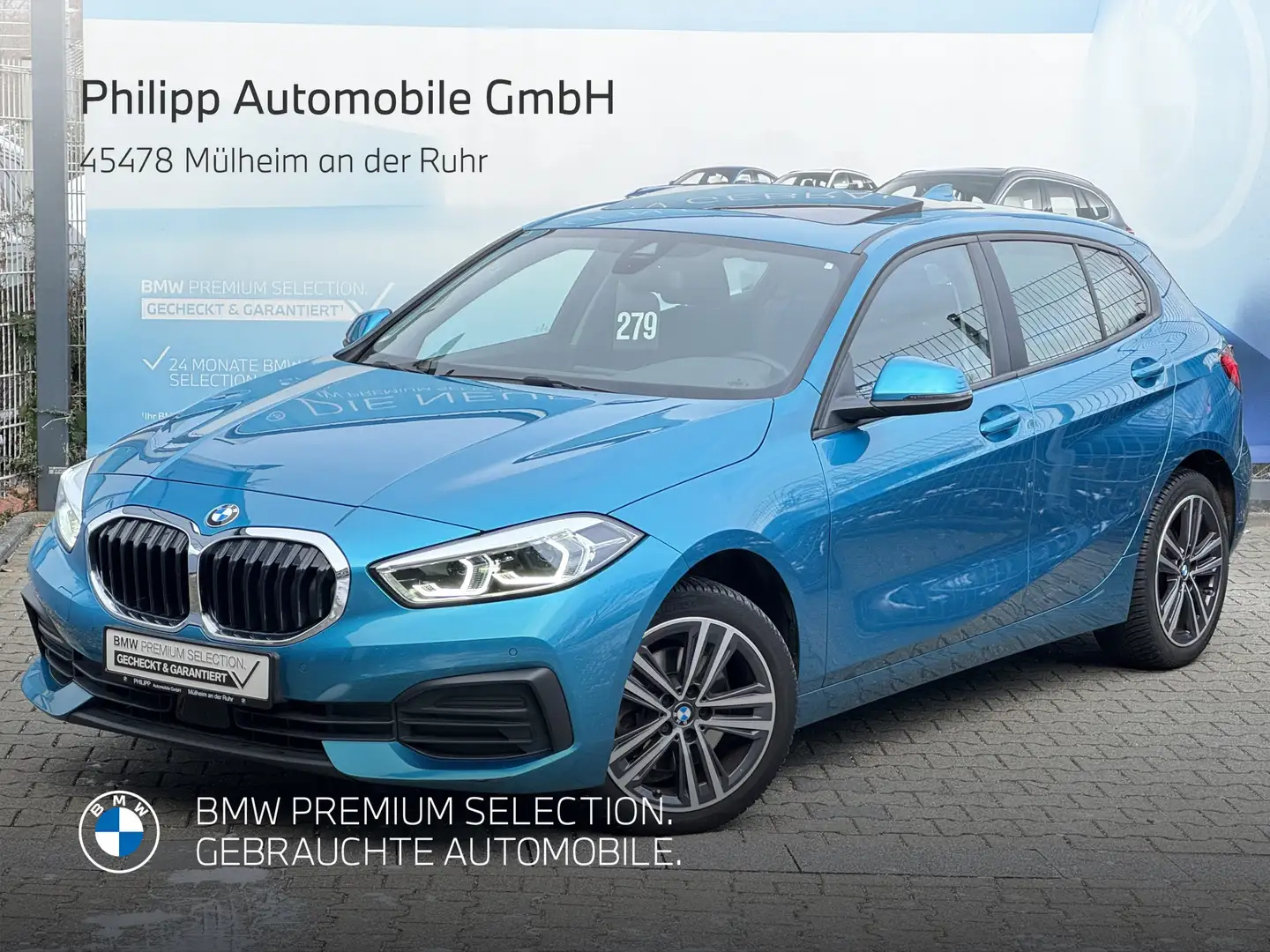 BMW 118 i PANO LivePro SHZ DAB Advantage CarPlay LED Blau - 1