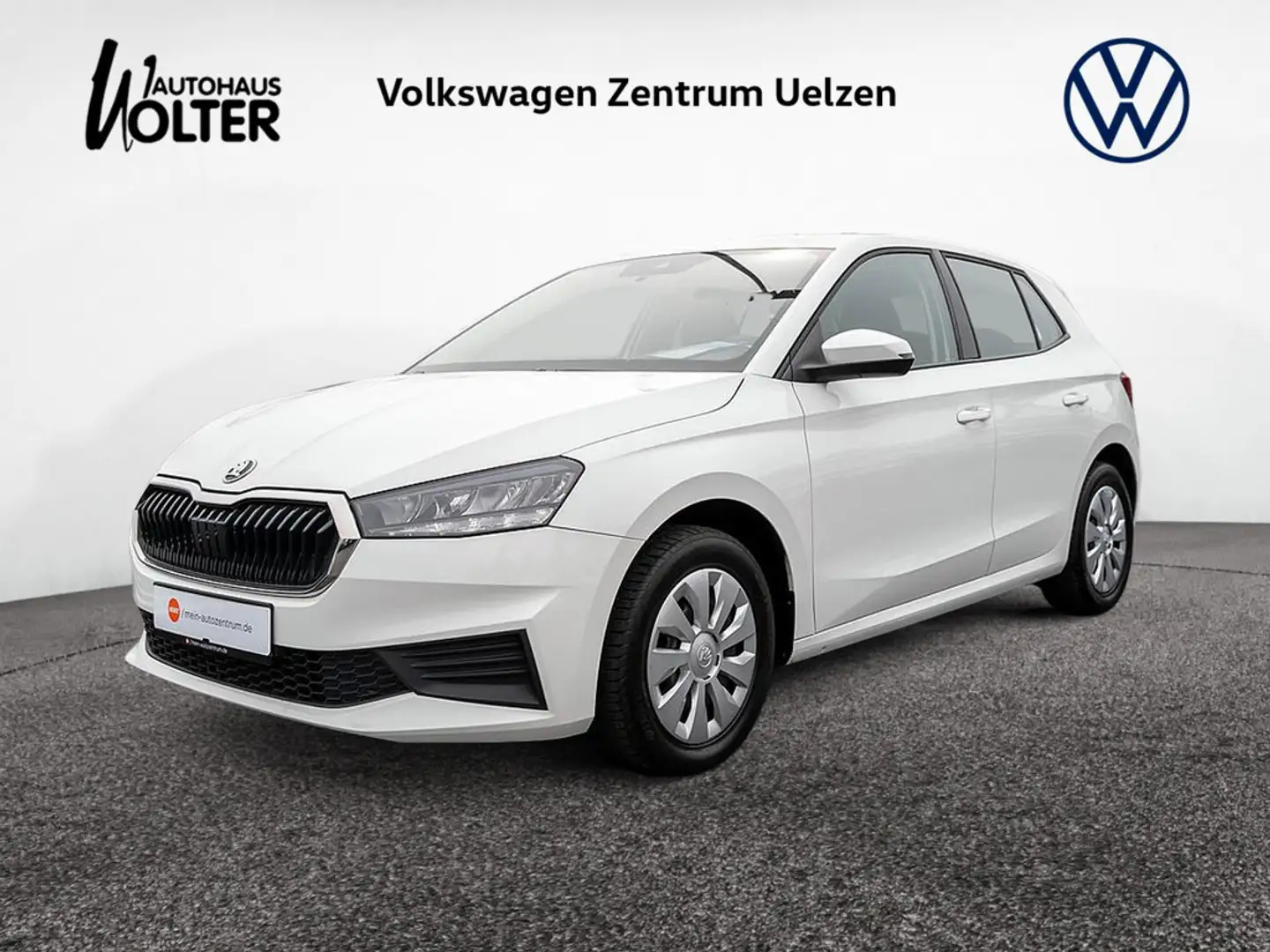 Skoda Fabia 1.0 MPI Active PDC BT SHZ Klima SmartLi Weiß - 1