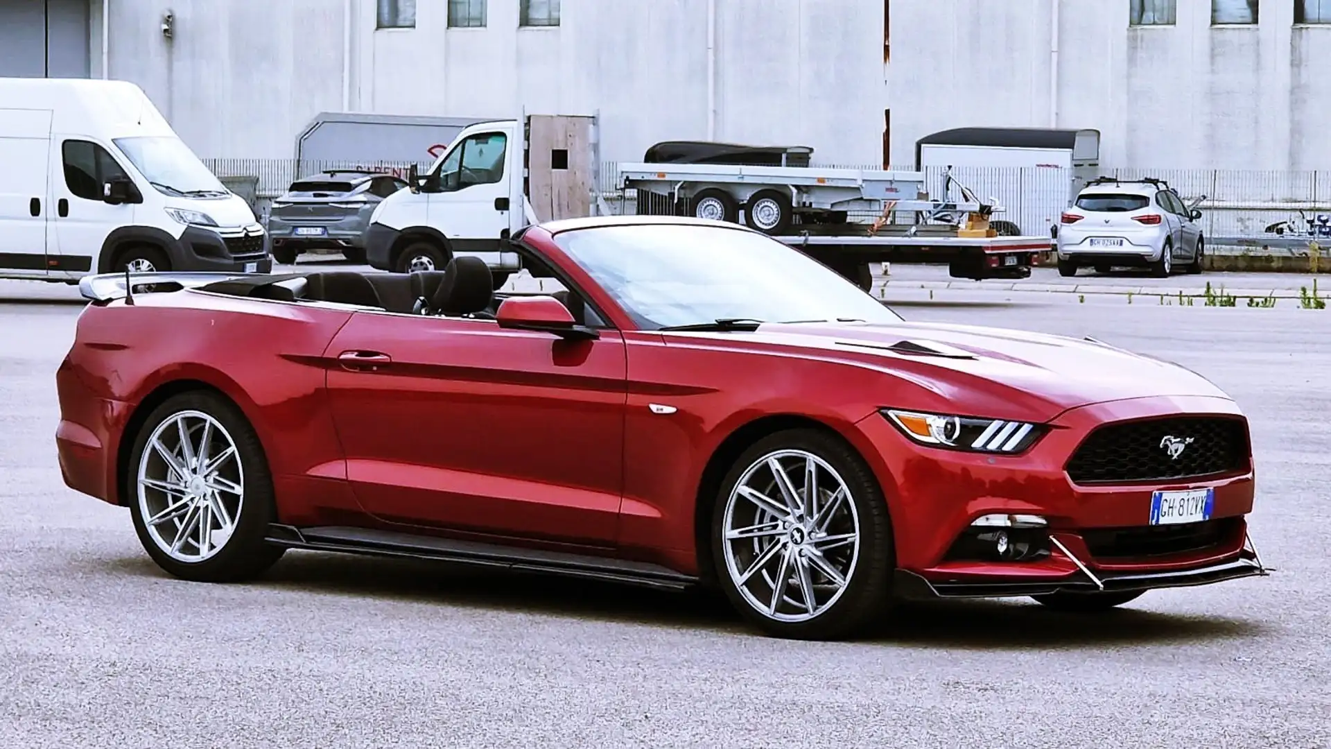 Ford Mustang Ford Mustang 3.7 V6 Cabrio Rosso - 2