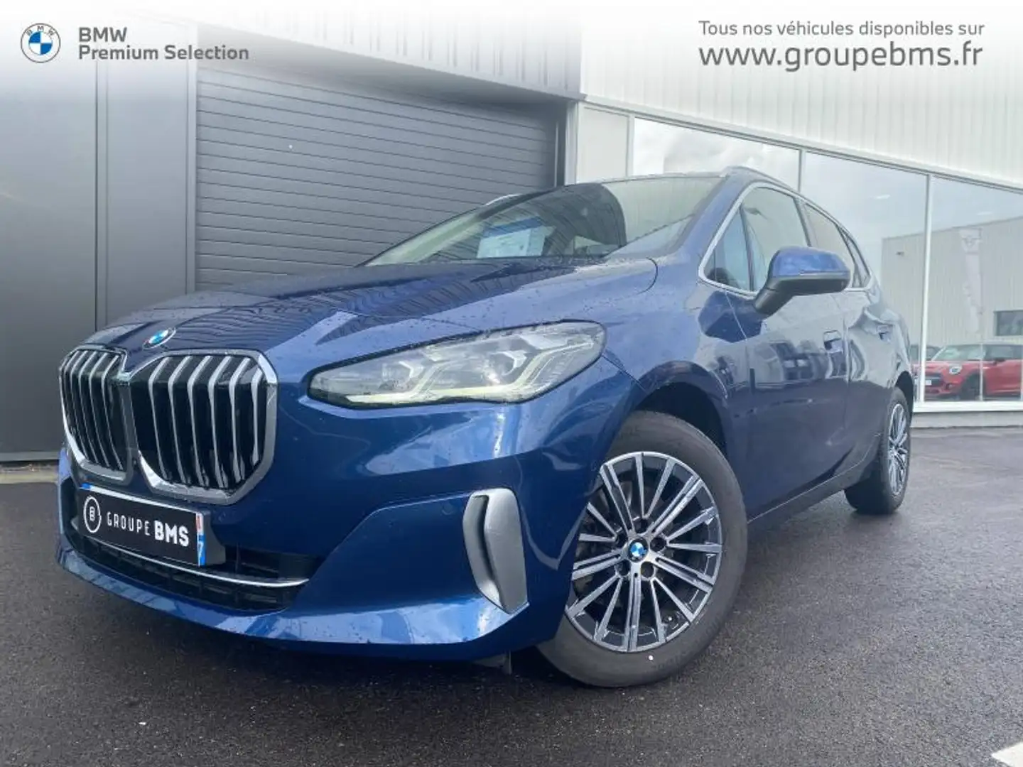 BMW 218 218i 136ch Luxury DKG7 Bleu - 1