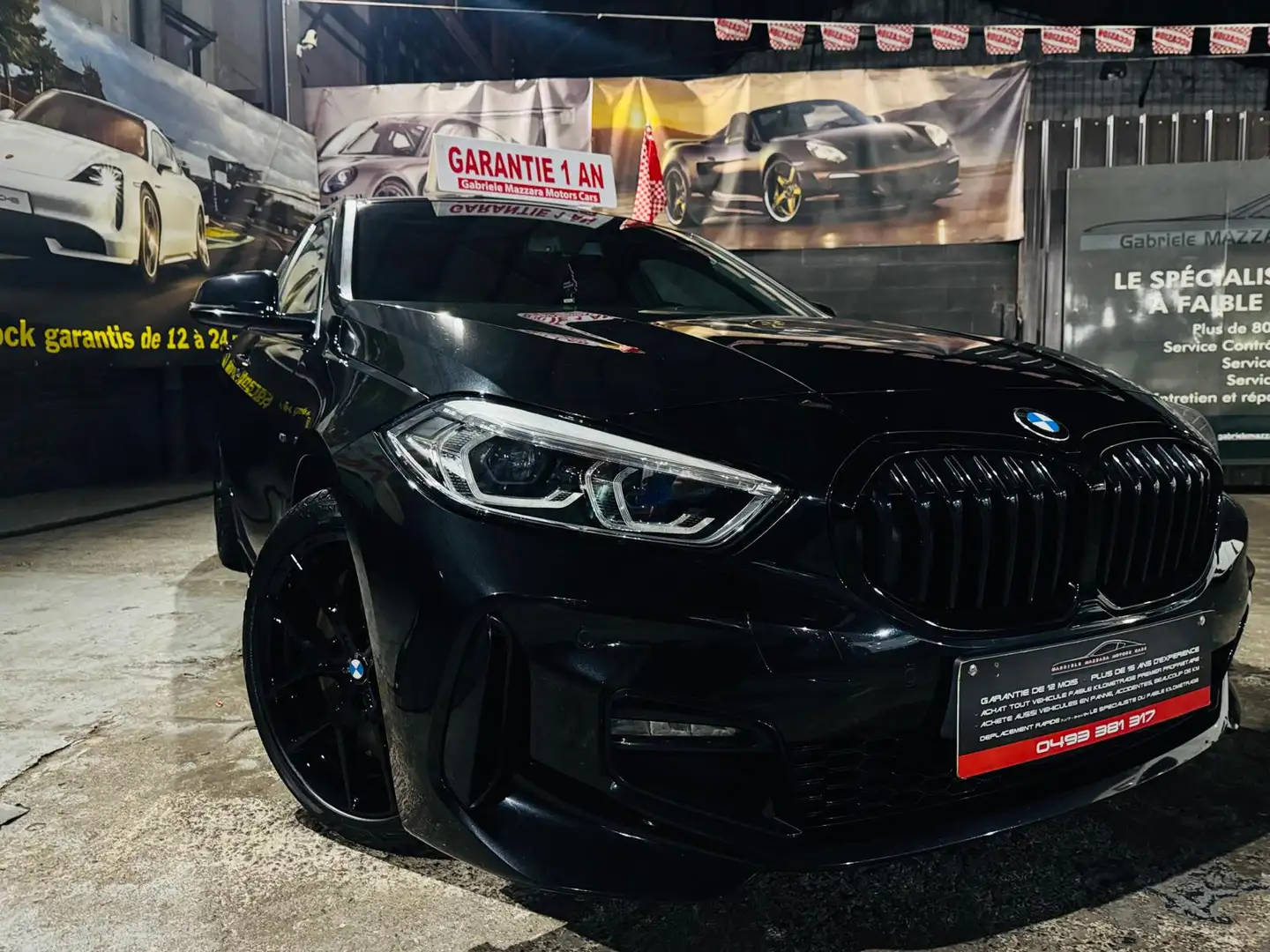 BMW 118 Pack M CarPlay Cockpit Xénon LED GPS Schwarz - 2