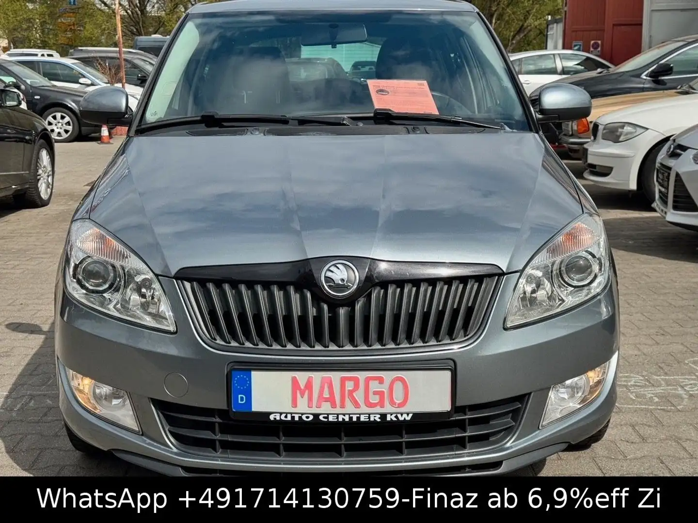 Skoda Fabia Fresh-KLIMA-SHZG-PDC-TEMP-CARPLAY-NAVI-ALU Grijs - 2