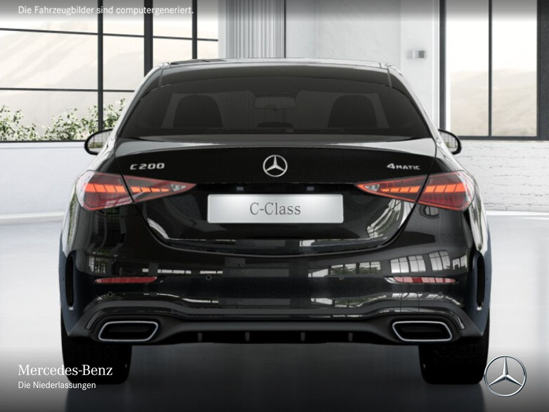 Mercedes-Benz C 200 4M AMG+NIGHT+PANO+360+LED+19"+TOTW+KEYLESS — photo 7