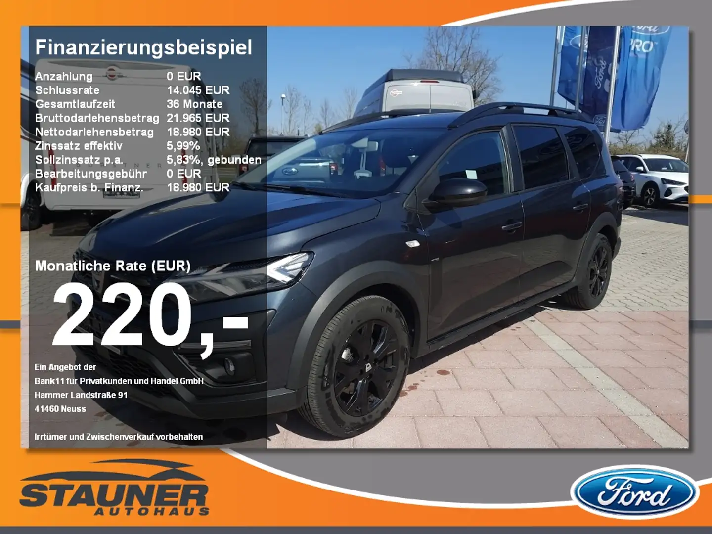 Dacia Jogger 1.0 TCe 110 7-Sitzer Extreme Navi Kamera Gris - 1