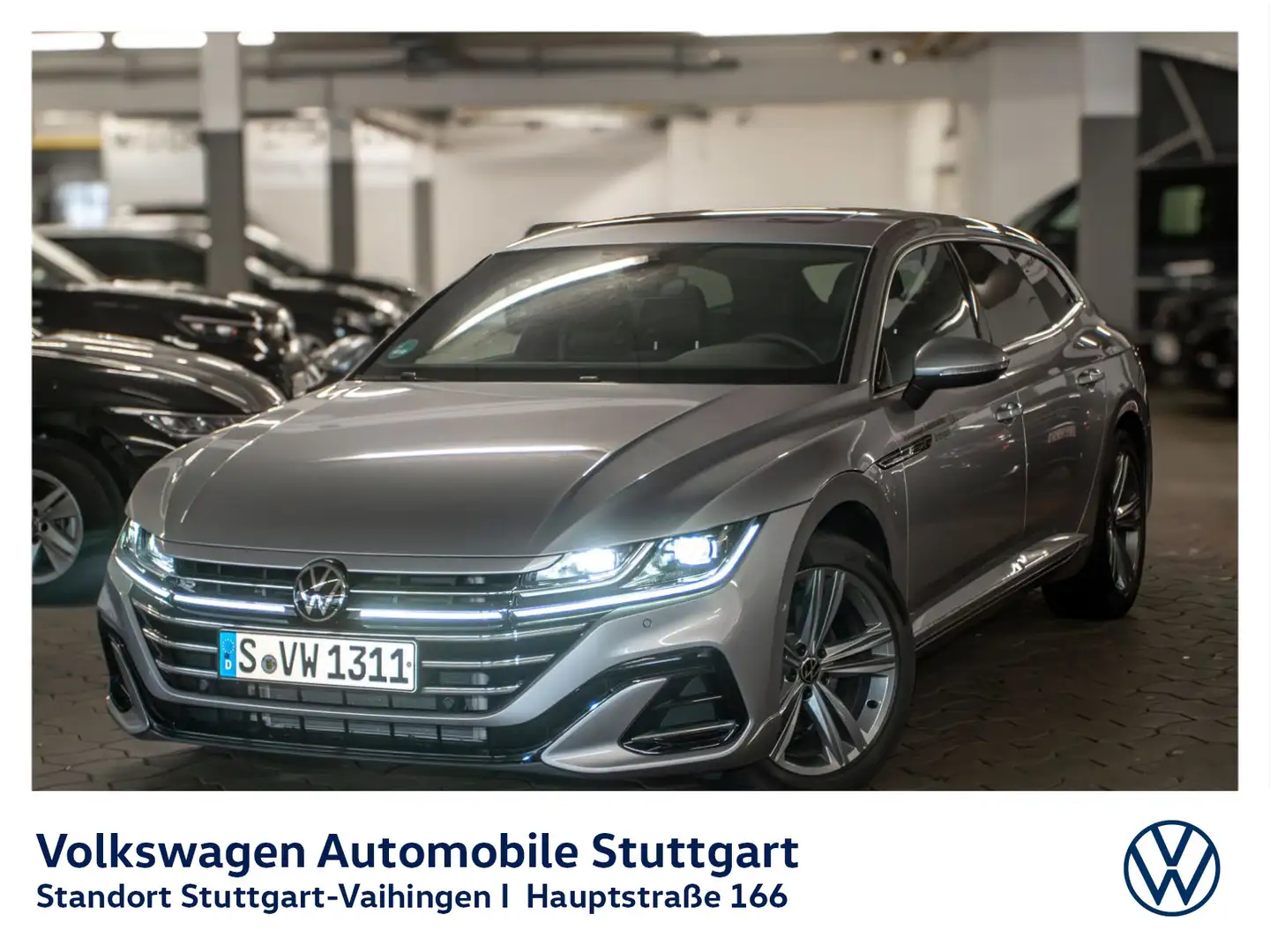 Volkswagen Arteon 2.0 TDI R-Line DSG Navi AHK Kamera Silber - 1