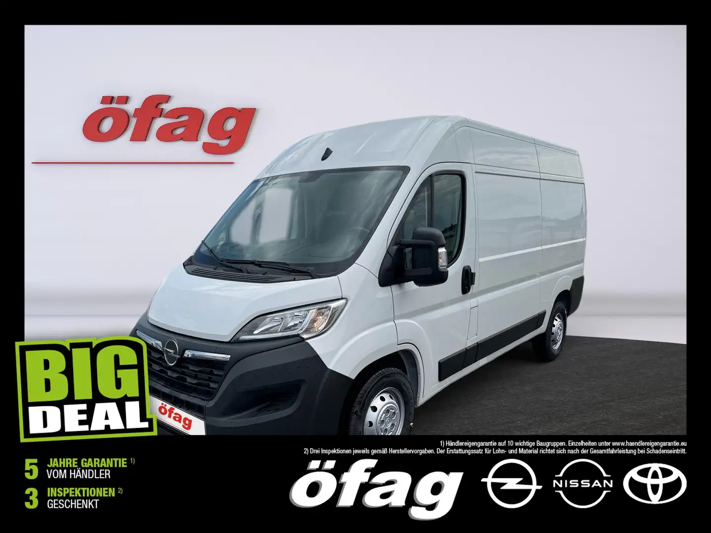 Opel Movano L2H2 BlueHDi 140 SS 3.5t+ Weiß - 1