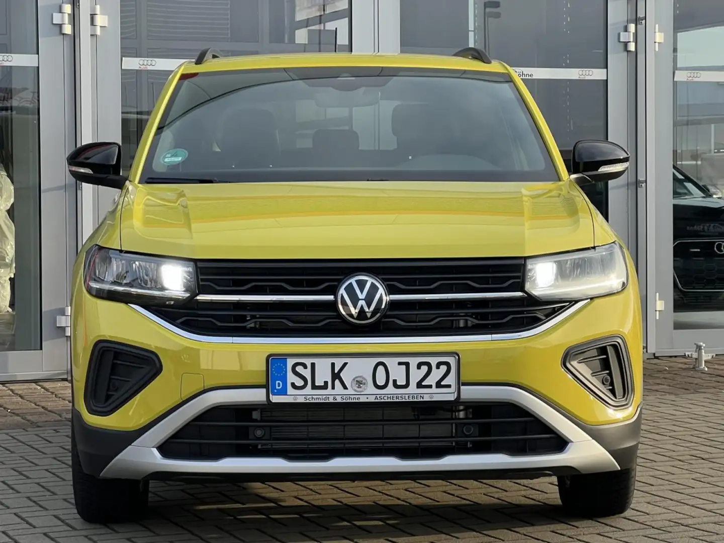 Volkswagen T-Cross Goal 1.0 l TSI DSG AHK+KAMERA+TOTW+NAV Klima Navi Gelb - 2