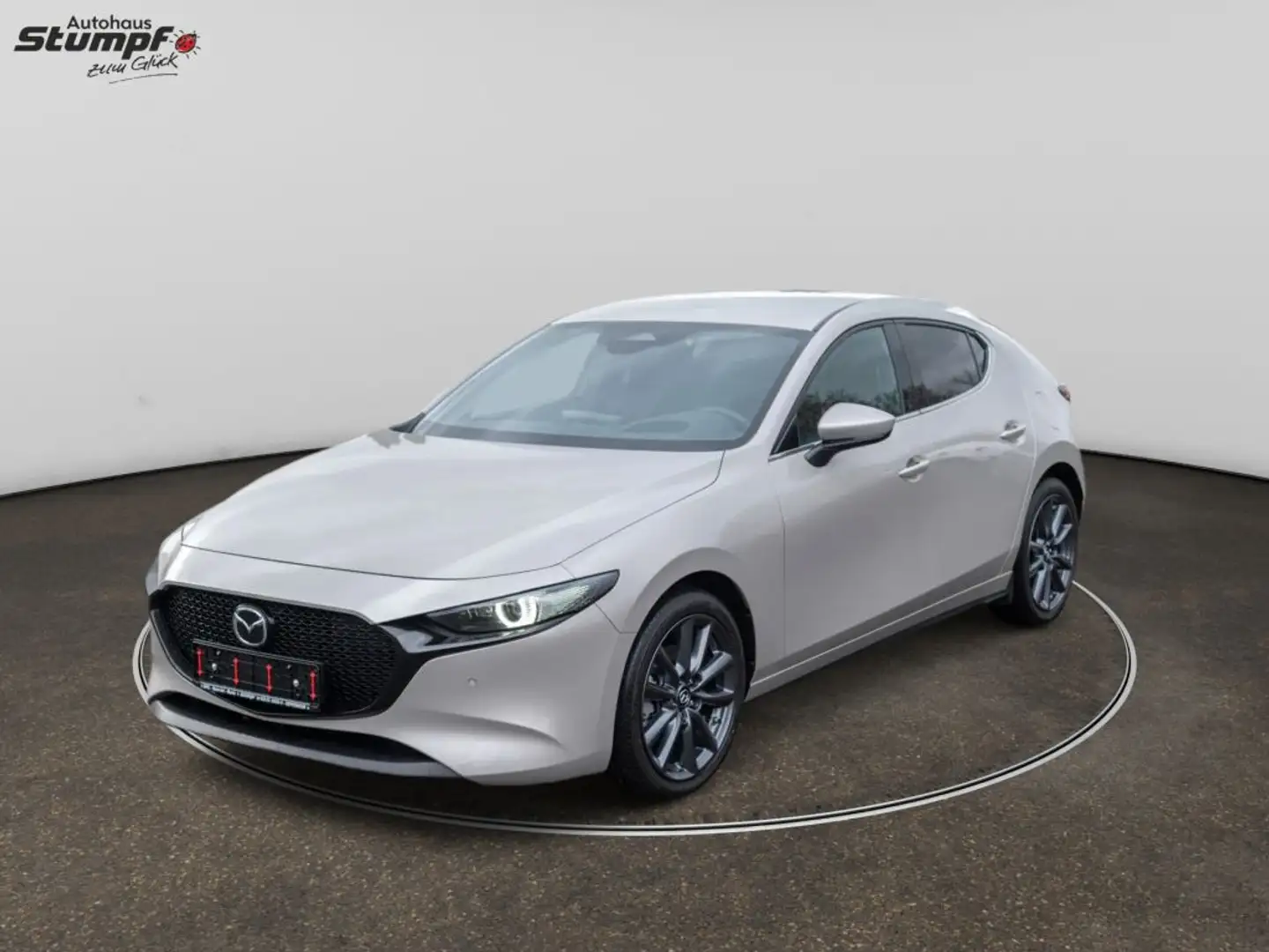 Mazda 3 e-SKYACTIV-G 140 M HYBRID Aut. CENTRE-LINE Grau - 1