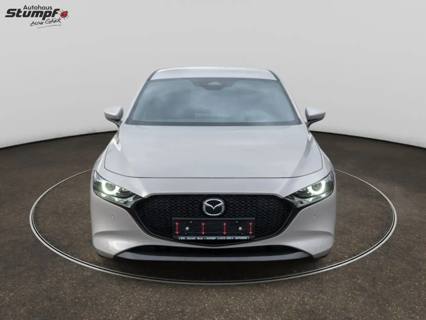 Mazda 3 e-SKYACTIV-G 140 M HYBRID Aut. CENTRE-LINE Grau - 2