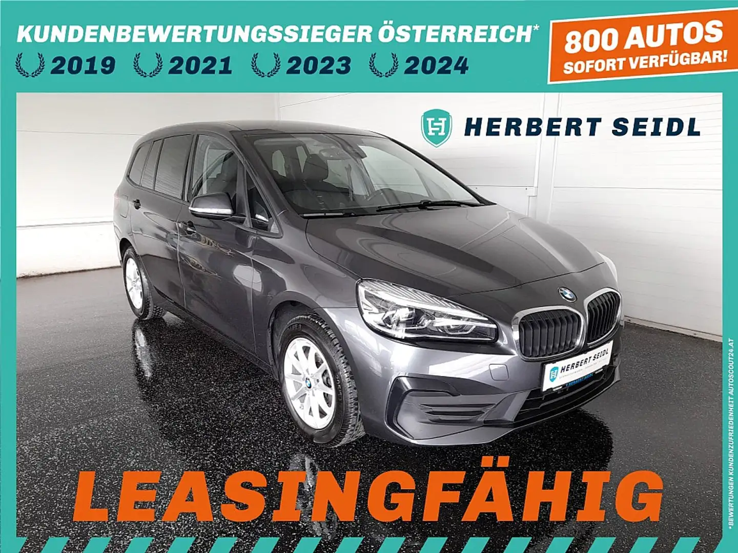 BMW 216 d Gran Tourer Advantage Aut. *FRONTANTRIEB / LE... Szary - 1