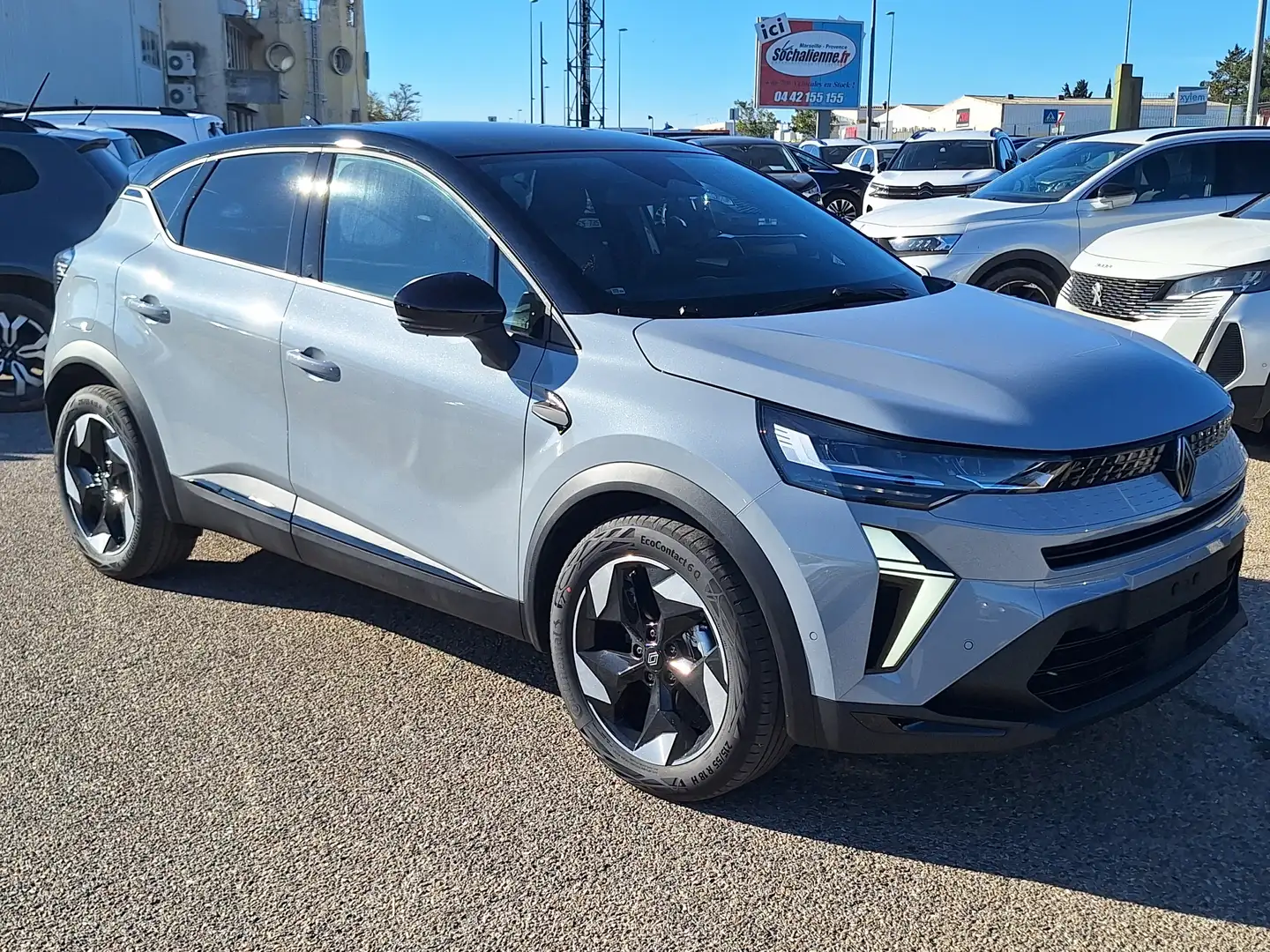 Renault Captur mild hybrid 160 EDC Techno Grigio - 2