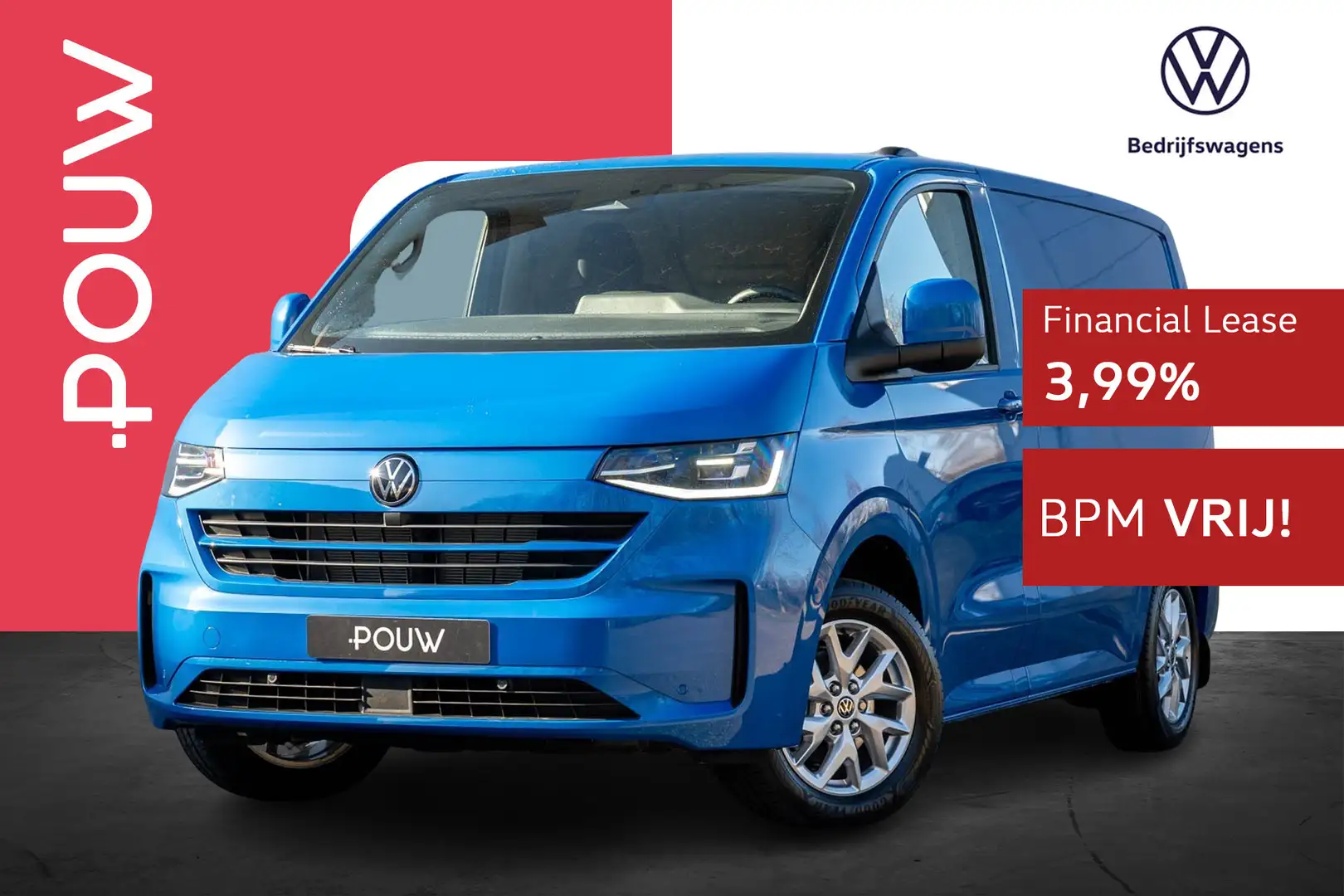 Volkswagen Transporter 2.0 TDI 170pk L1H1 28 Bulli | Alarmsysteem | Rondo Blauw - 1