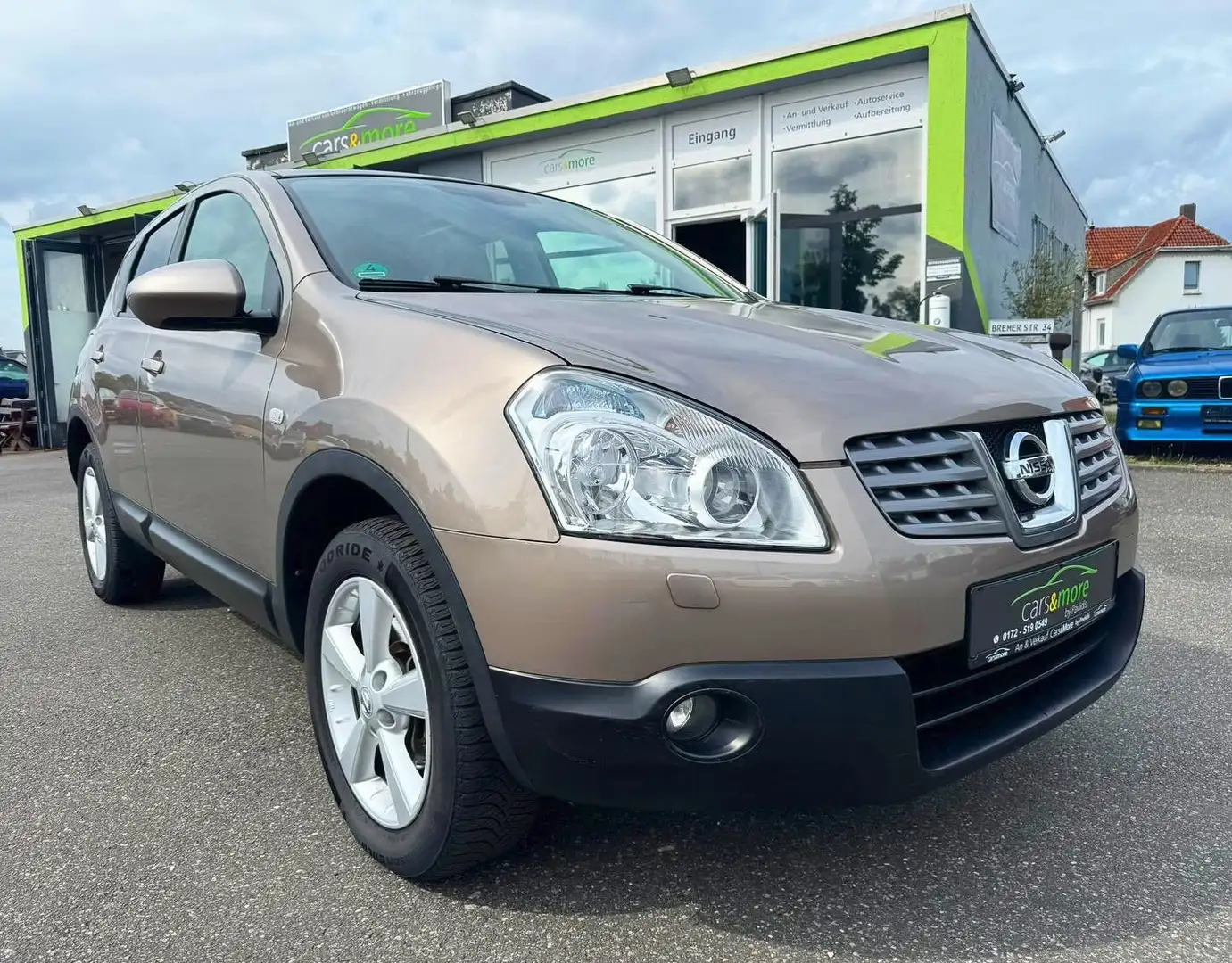 Nissan Qashqai Tekna-Leder-Klimaautoma-Panorama-Rückfahrkamera Beige - 1
