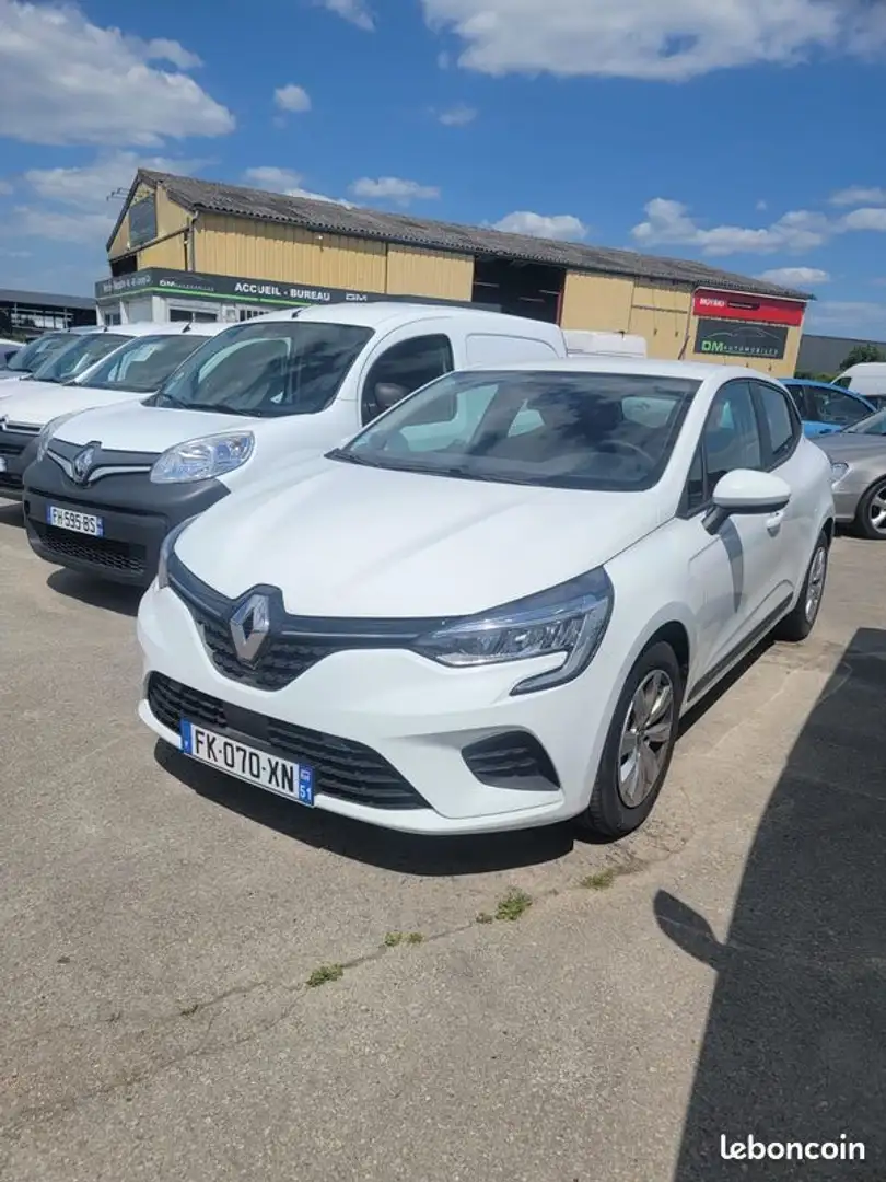 Renault Clio Nouvelle Sté Air Nav Blue dCI 85 Blanc - 2