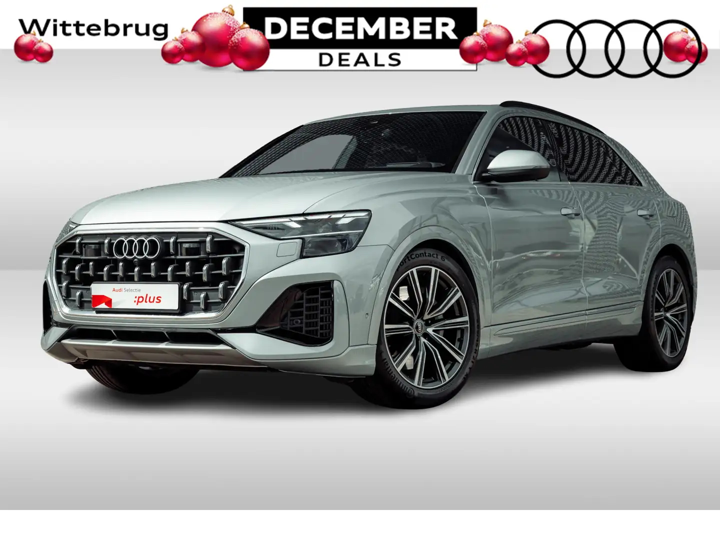 Audi Q8 55 TFSI e 394pk quattro Pro Line S | Vierwielbestu Zilver - 1