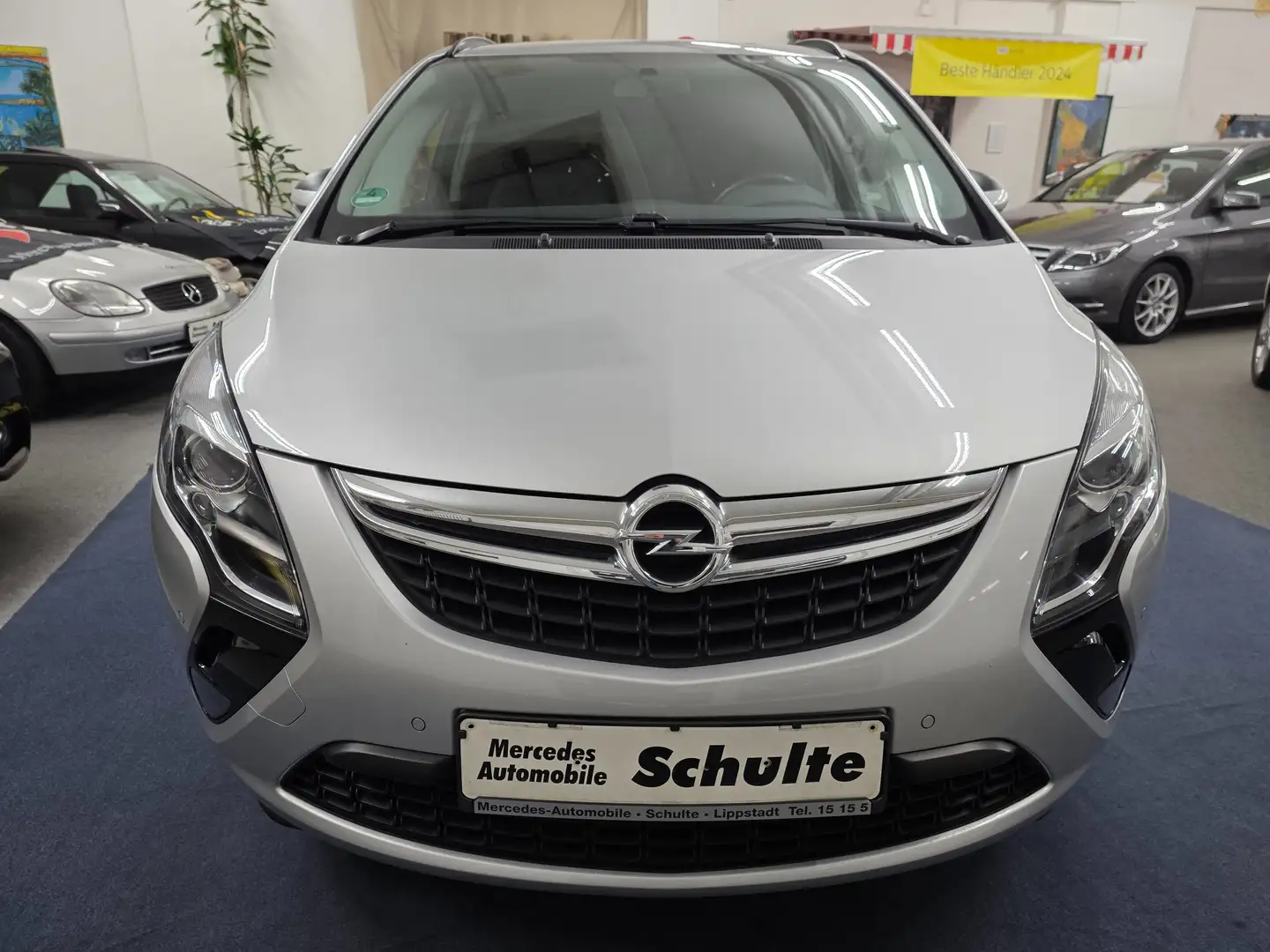 Opel Zafira Zafira 1.4 Turbo Edition 7-Sitzer,Navi,PTS,8-fach Ezüst - 2